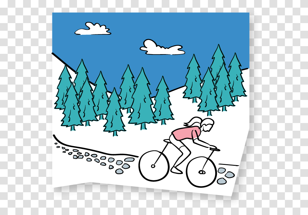 Clip Art, Bicycle, Tree, Plant, Wheel Transparent Png