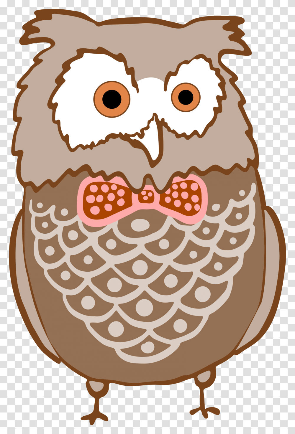 Clip Art Bird Image Barred Owl Cartoon, Birthday Cake, Dessert, Food, Tie Transparent Png