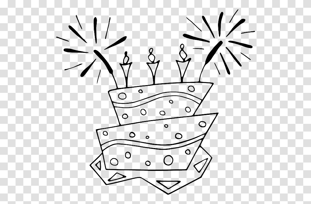Clip Art Birthday Cake Clip Art Free Black And White Birthday Cake Clip Art, Floral Design, Pattern, Paper Transparent Png