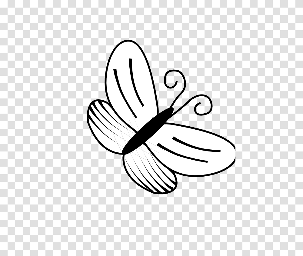 Clip Art Black And White Butterfly Clip Art Black And White, Stencil, Flower, Plant Transparent Png