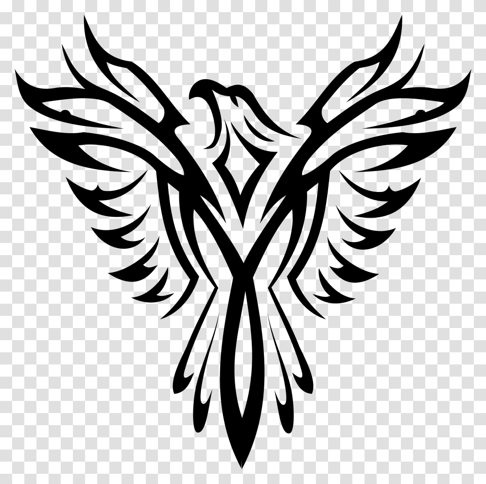 Clip Art Black And White Eagle Logo Black And White Eagle Sketch, Gray, World Of Warcraft, Halo Transparent Png