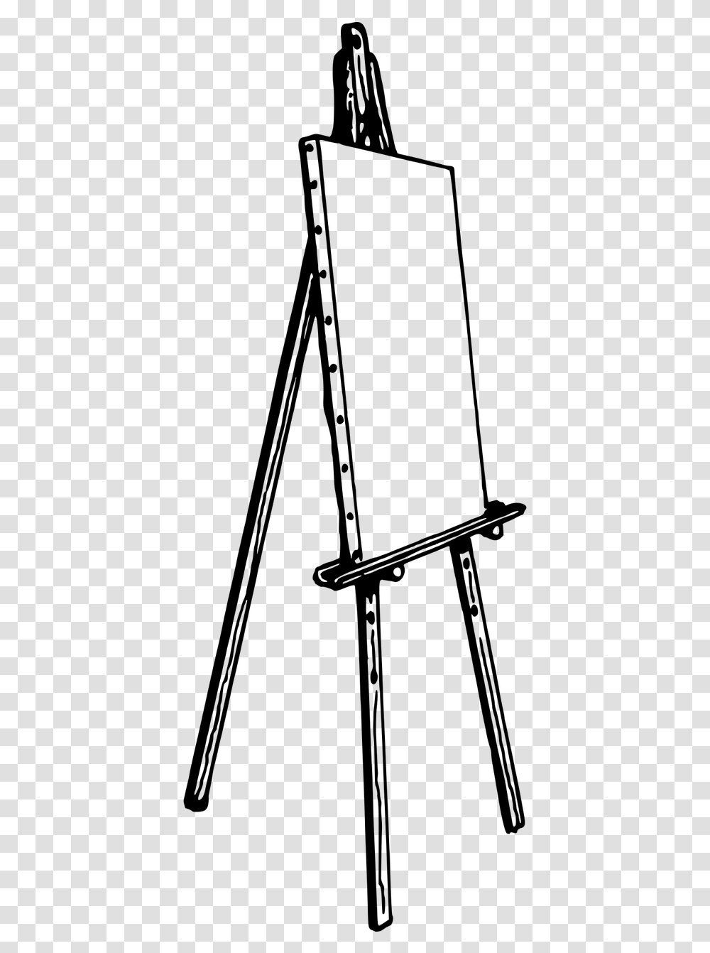 Clip Art Black And White Easel, Gray, World Of Warcraft Transparent Png