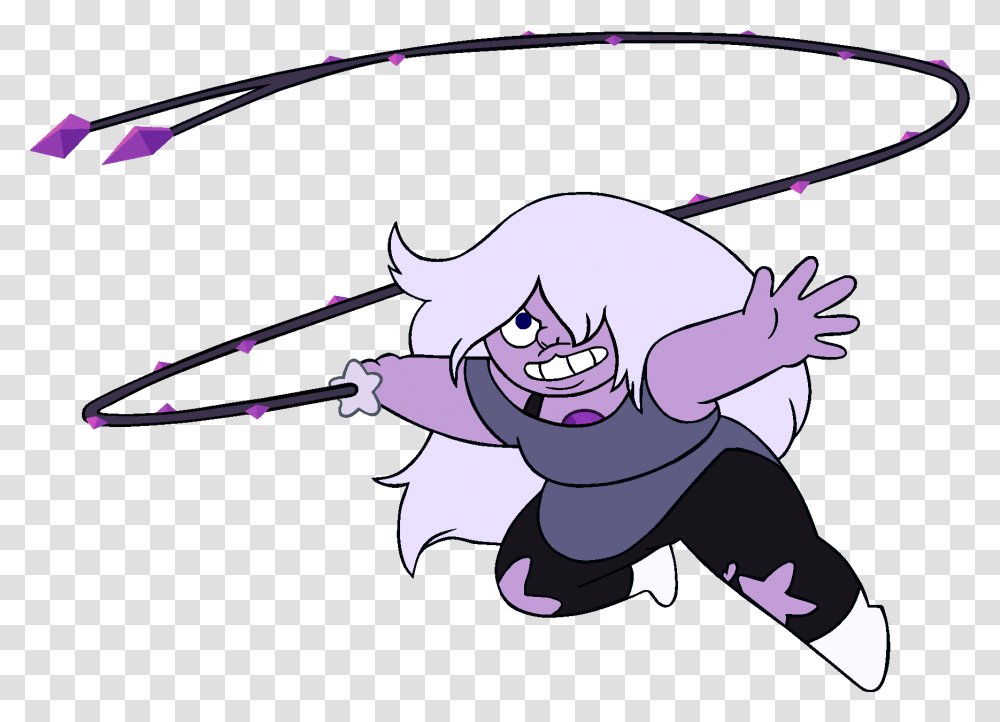 Clip Art Black And White Library Image Amethyst And Steven Universe Amethyst With Whip, Person, Outdoors, Nature, Water Transparent Png