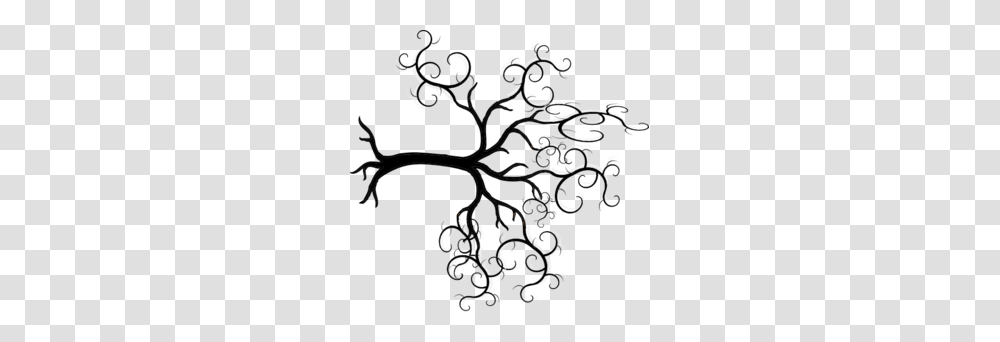 Clip Art Black And White Tree With Roots Clipart, Alphabet, Number Transparent Png