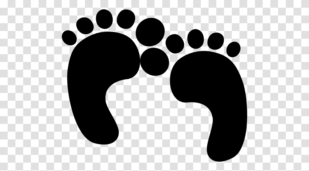 Clip Art Black Baby Feet Clip Art, Footprint Transparent Png