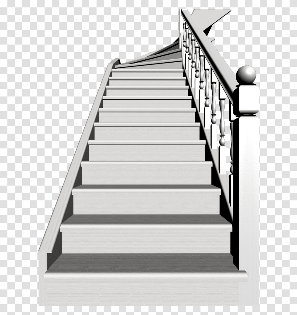 Clip Art Black Handrail For Stairs Stairs Black And White, Staircase, Banister Transparent Png