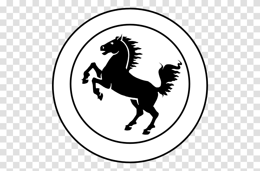 Clip Art Black Horse Horse For Coat Of Arms, Emblem, Stencil, Dog Transparent Png