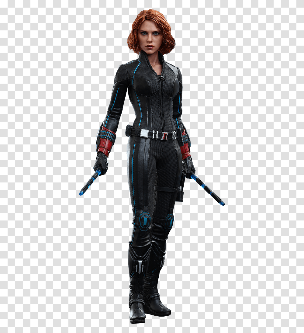 Clip Art Black Widow Figurine Black Widow, Person, Costume, Coat Transparent Png