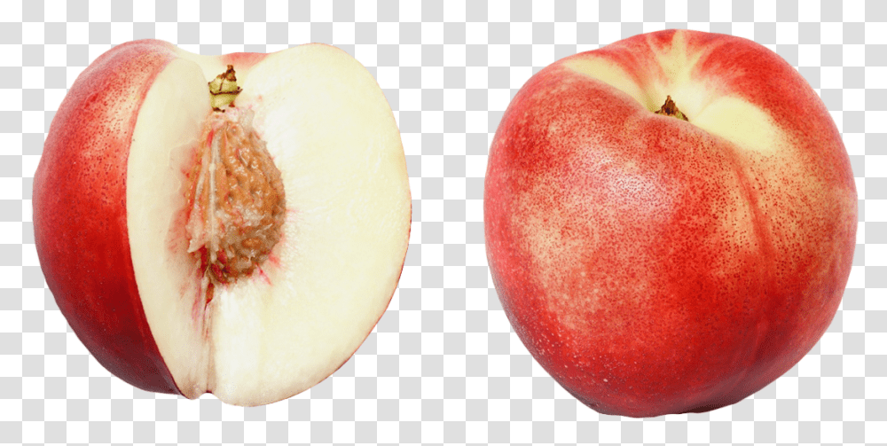 Clip Art Blanching Peaches Nectarine Yellow And White Flesh, Apple, Fruit, Plant, Food Transparent Png