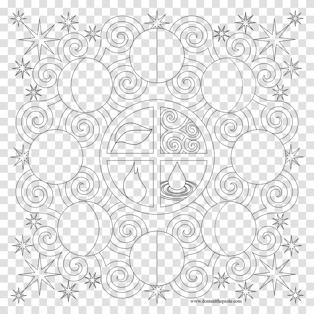 Clip Art Blank Moon Phases Worksheet Phases Of The Moon Coloring Page, Gray, World Of Warcraft Transparent Png