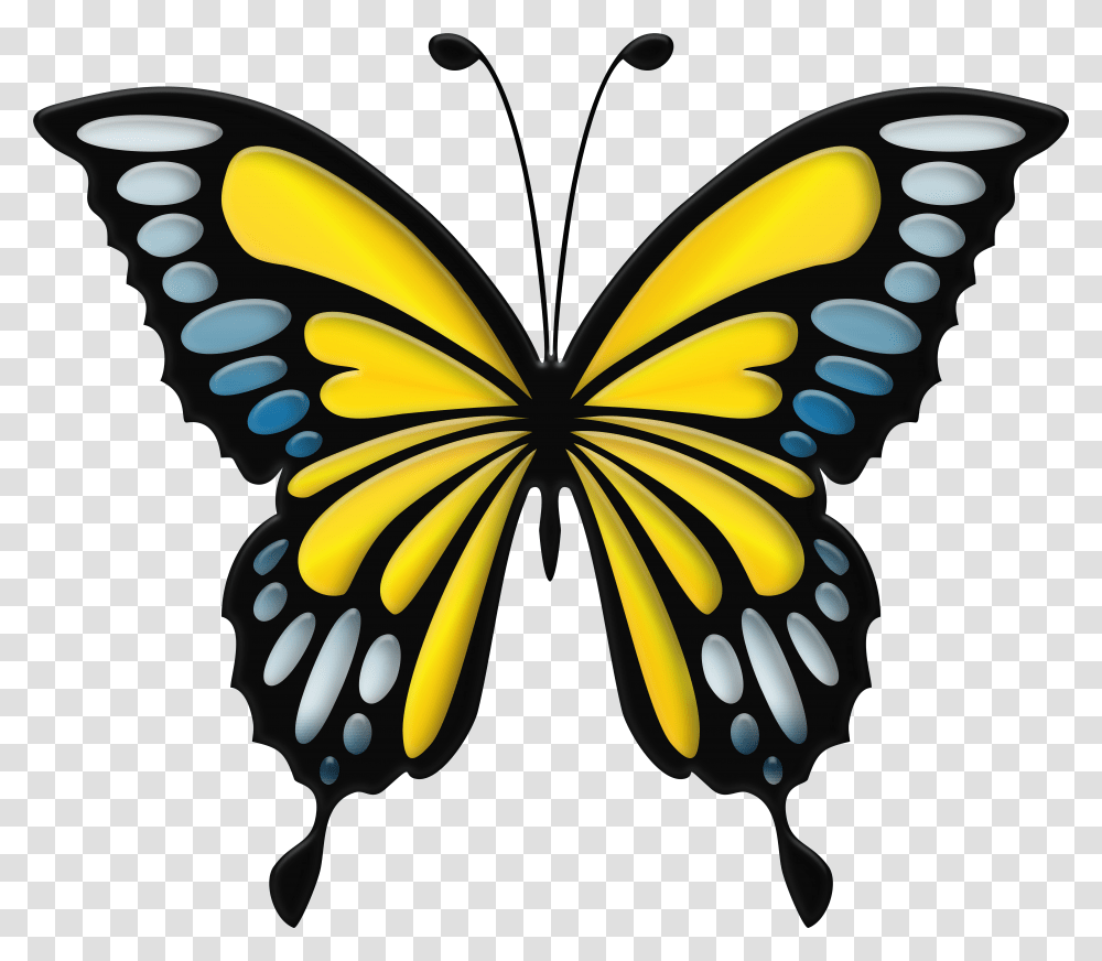 Clip Art Blue Butterfly Transparent Png