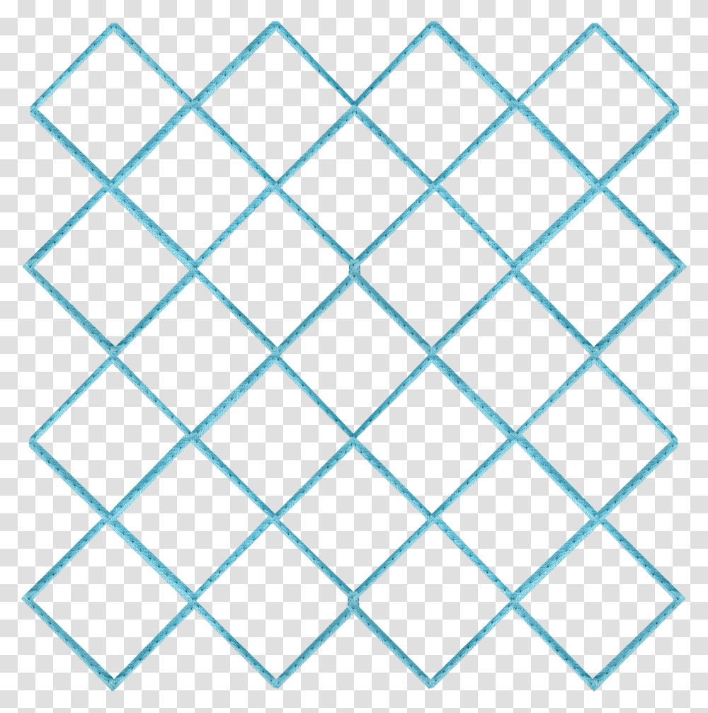 Clip Art Blue Diamond Lattice Subnet Pattern, Rug Transparent Png