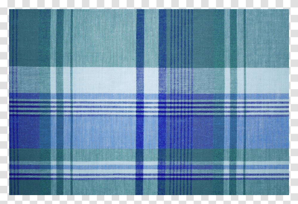 Clip Art Blue Plaid Pattern Blue Green And White Plaid Fabric, Tartan, Rug Transparent Png