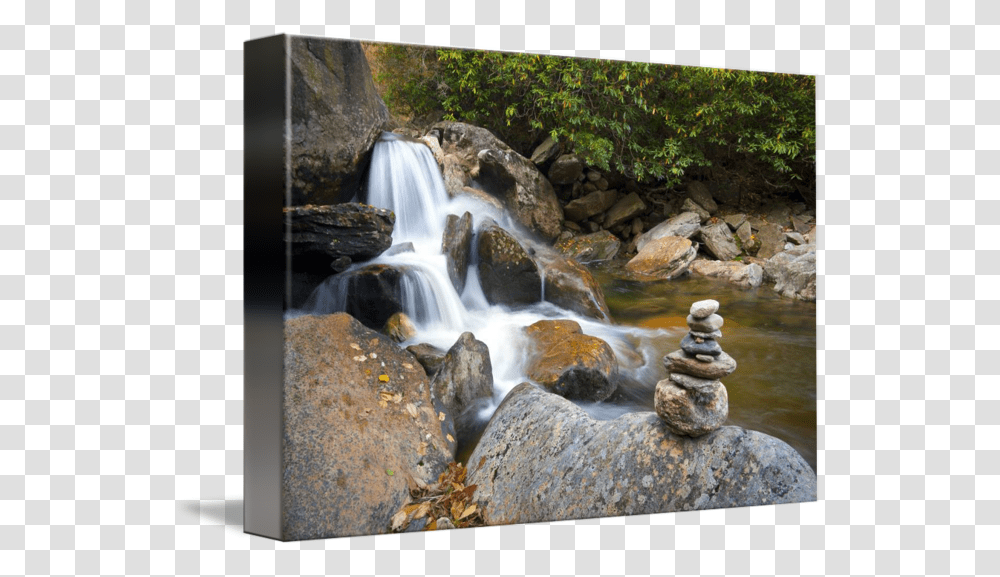 Clip Art Blue Ridge Parkway Waterfalls Zen Waterfall, Nature, Outdoors, Stream, River Transparent Png