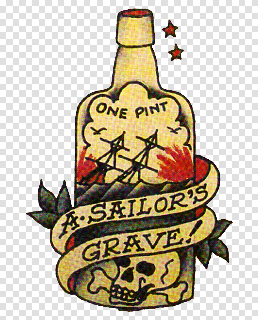 Clip Art Bottle Tattoo Sailor Jerry Rum Tattoo, Leisure Activities, Guitar, Musical Instrument Transparent Png