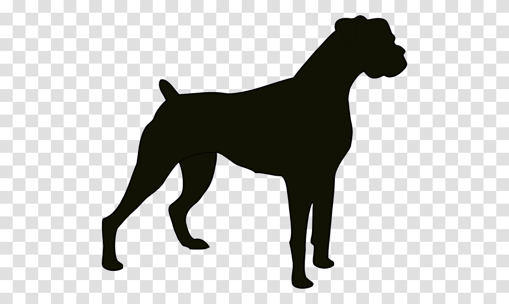 Clip Art Boxer Dog Silhouette Vector Boxer Dog Silhouette, Animal, Mammal, Horse, Wildlife Transparent Png