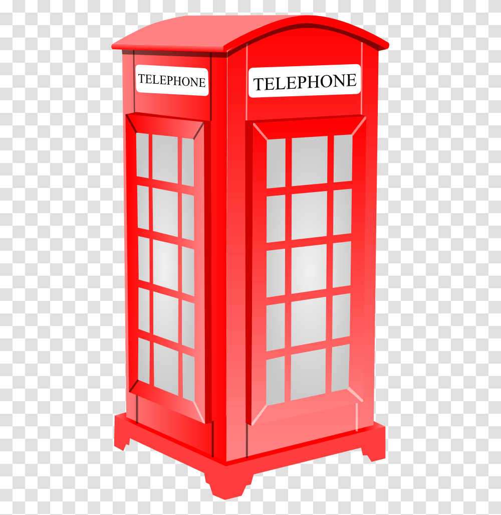 Clip Art British Phone Booth, Mailbox, Letterbox, Rug Transparent Png