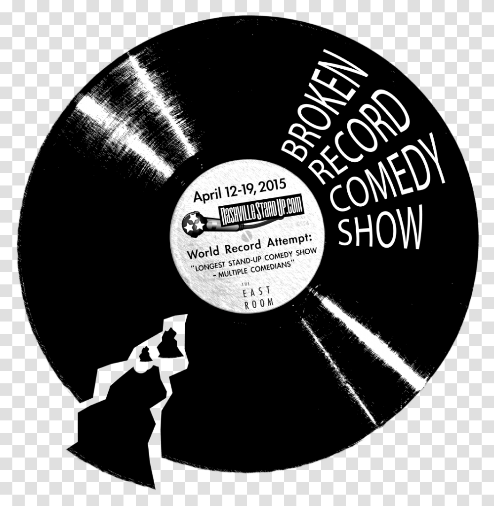 Clip Art Broken Record Clipart Stand Up Comedy, Disk, Dvd Transparent Png