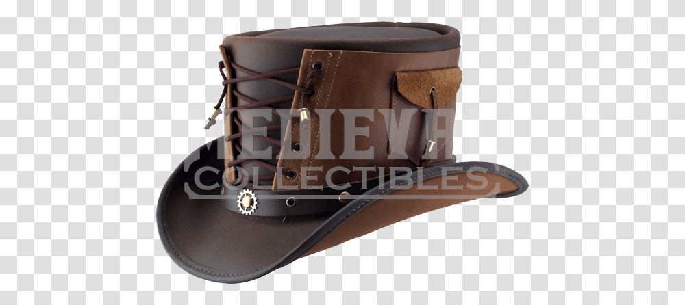 Clip Art Brown Top Hat Sandal, Apparel, Cowboy Hat Transparent Png