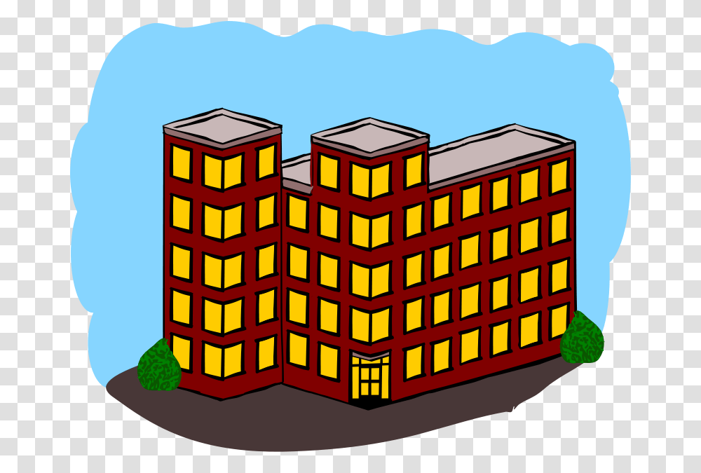 Clip Art Building Cartoon Clipart Apartment Building Clip Art, Office Building, Urban, Hotel, Architecture Transparent Png