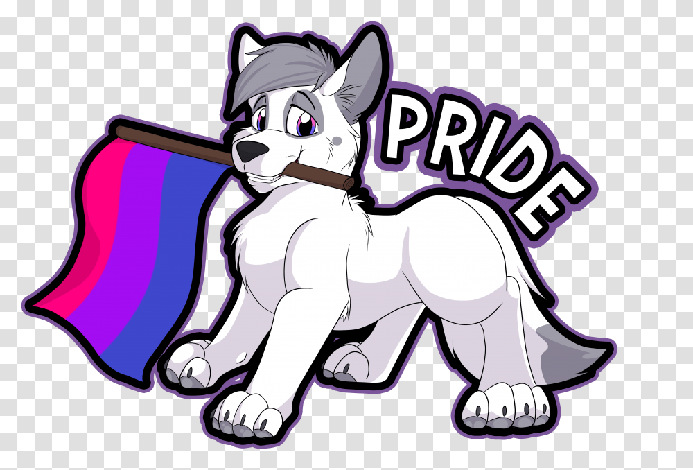 Clip Art Bulldog Pride Clipart Bi Furry Pride, Mammal, Animal, Wildlife Transparent Png