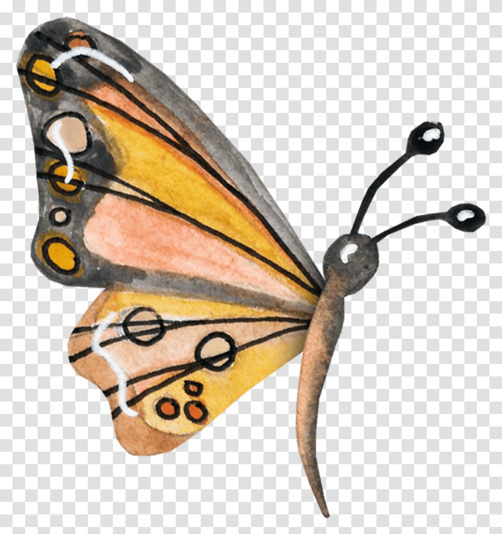Clip Art Butterfly Nymphalidae Danaus Monarch Butterfly, Insect, Invertebrate, Animal, Bird Transparent Png