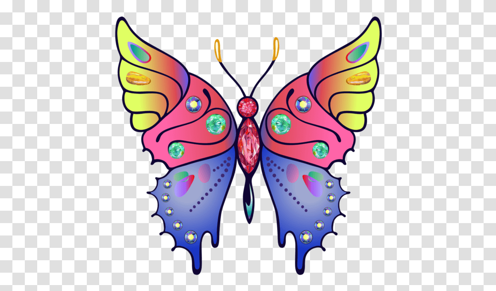 Clip Art Butterfly, Pattern, Ornament, Fractal Transparent Png