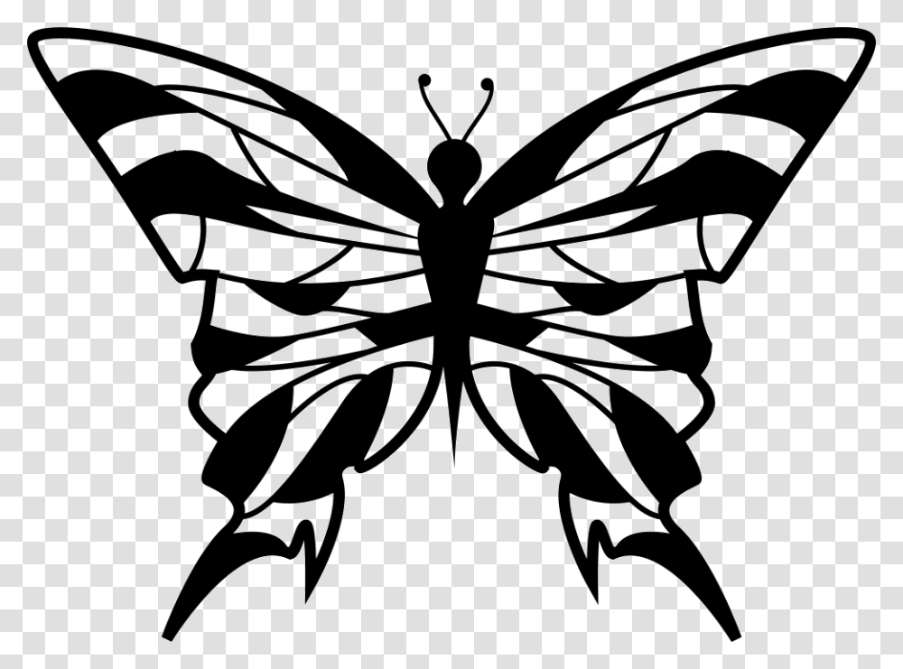 Clip Art Butterfly Top View Portable Network Graphics, Stencil, Pattern, Floral Design Transparent Png