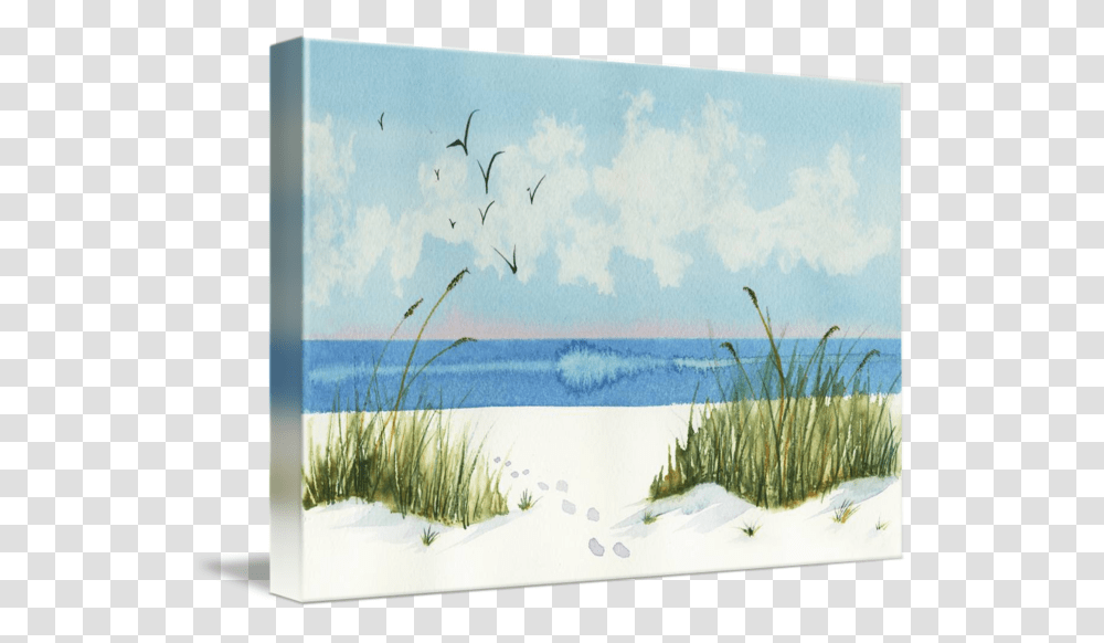 Clip Art By Nan Wright Footprints On The Beach, Canvas, Outdoors, Nature, Plant Transparent Png