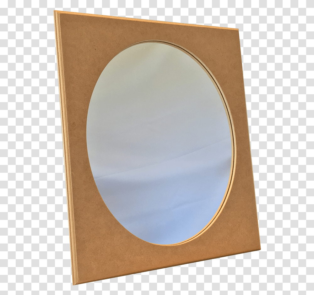 Clip Art C Oval Em Mdf Wood, Mirror Transparent Png