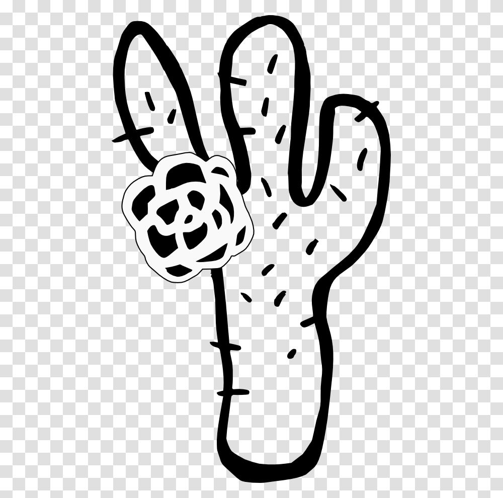 Clip Art Cactus, Stencil, Hand, Fist Transparent Png