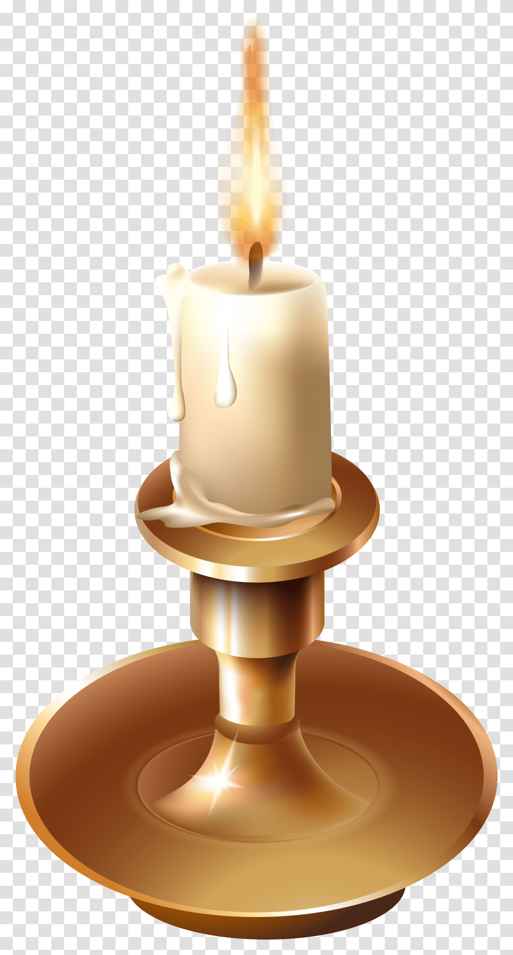 Clip Art Candlestick Clipart Candle In Candlestick Transparent Png