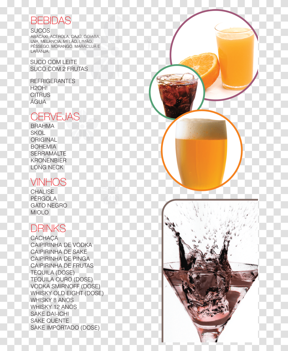 Clip Art Cardapio De Bebidas Cardpio De Bebidas Sucos, Orange, Plant, Food, Glass Transparent Png