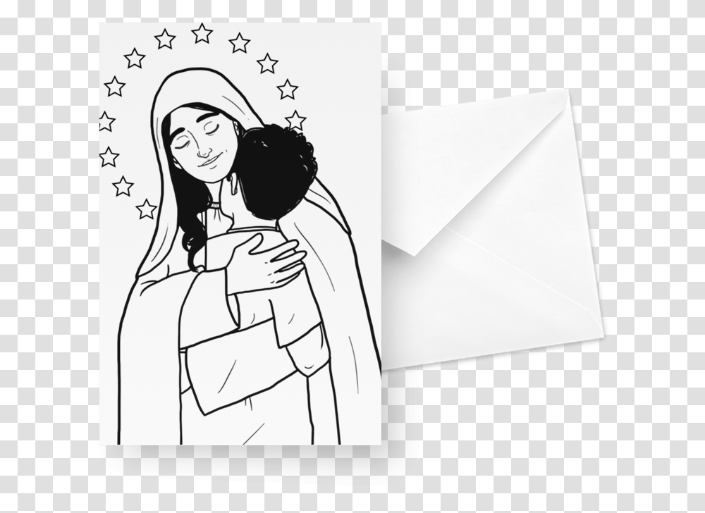 Clip Art Cart O Abra M De Maria, Envelope, Mail, Person, Human Transparent Png