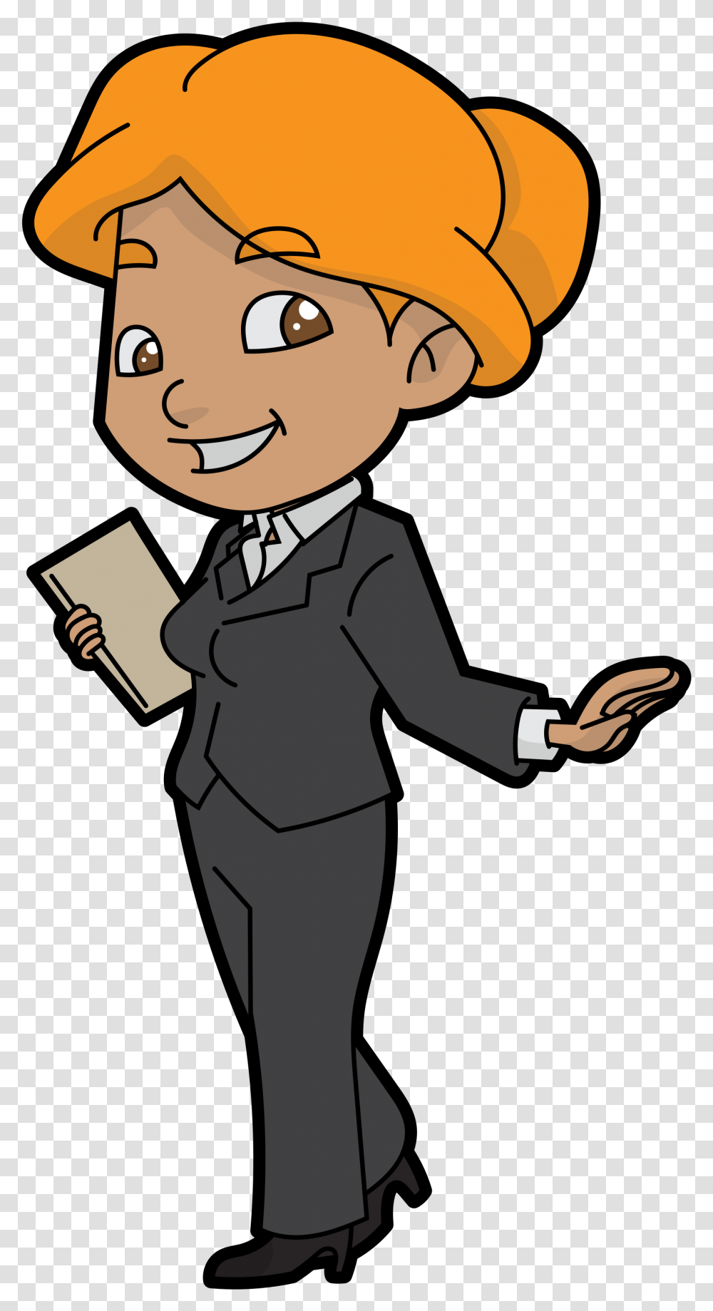 Clip Art Cartoon Businesswoman Businesswoman Svg, Person, Human, Performer, Magician Transparent Png