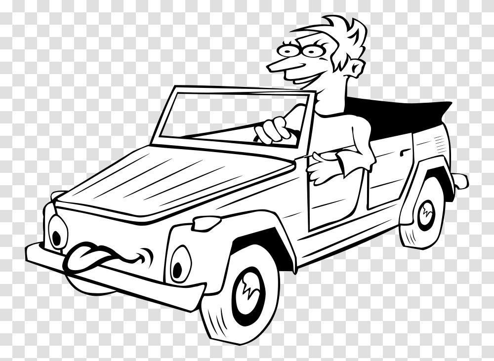 Clip Art Cartoon Car, Vehicle, Transportation, Automobile, Jeep Transparent Png
