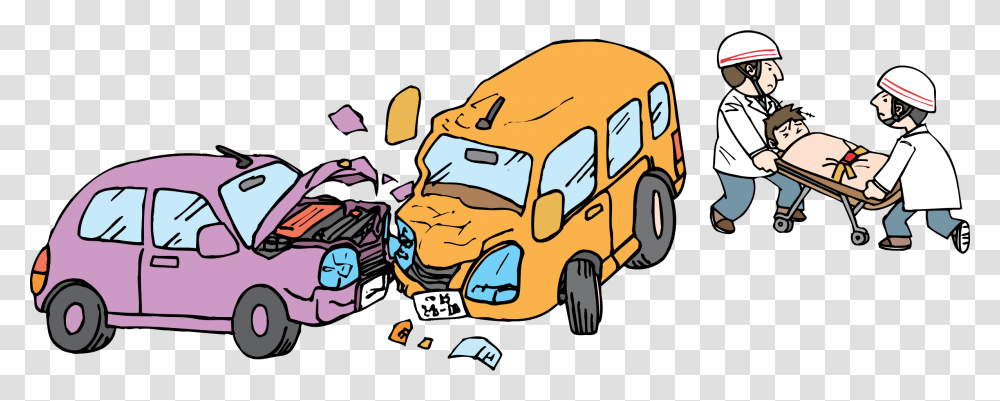 Clip Art Cartoon Cars Crashing Car Accident Clipart, Helmet, Apparel, Person Transparent Png