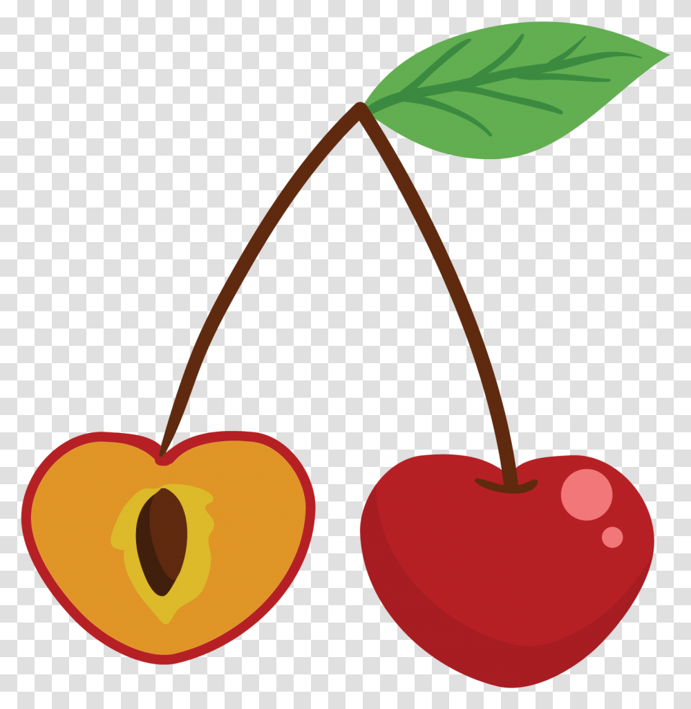 Clip Art Cartoon Cherries Cherry, Plant, Fruit, Food, Lawn Mower Transparent Png