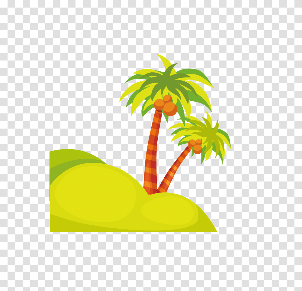 Clip Art Cartoon Coconut Trees, Palm Tree, Plant, Arecaceae Transparent Png