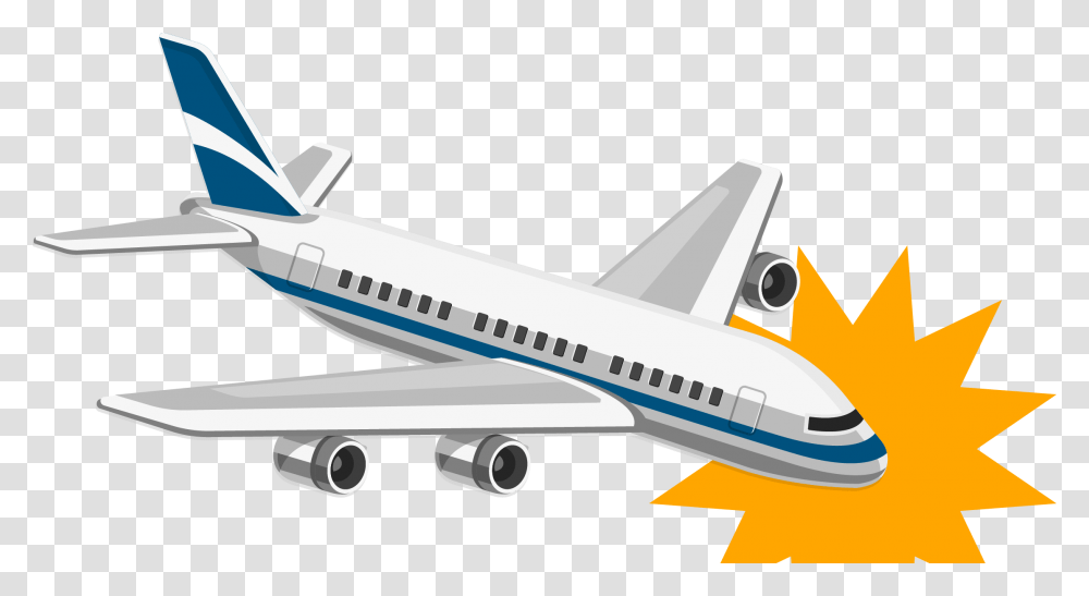 Clip Art Cartoon Plane Crashing Plane Crash No Background, Airplane, Aircraft, Vehicle, Transportation Transparent Png
