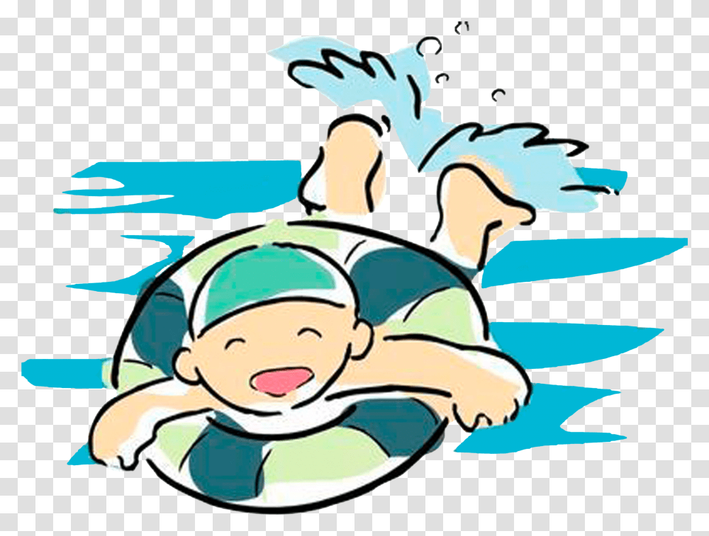 Clip Art Cartoon Swimming Pictures Swimming Cartoon Image, Drawing, Pillow, Cushion Transparent Png