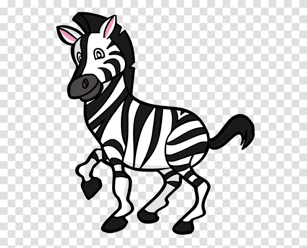 Clip Art Cartoon Zebra Clipart Animals Clip Art, Stencil, Mammal, Wildlife, Food Transparent Png