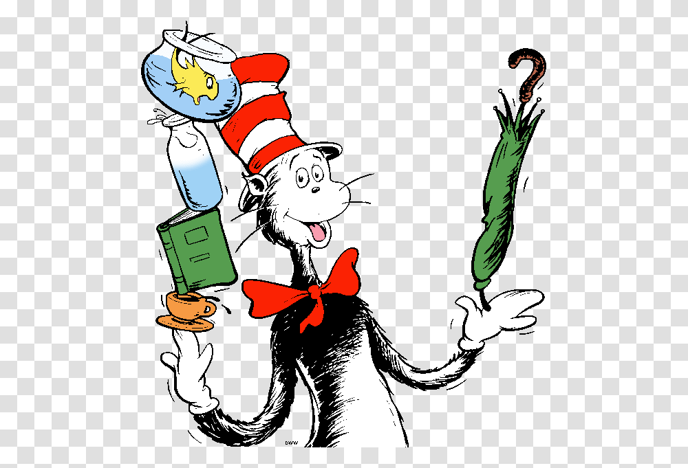 Clip Art Cat In The Hat, Person, Drawing, Book Transparent Png
