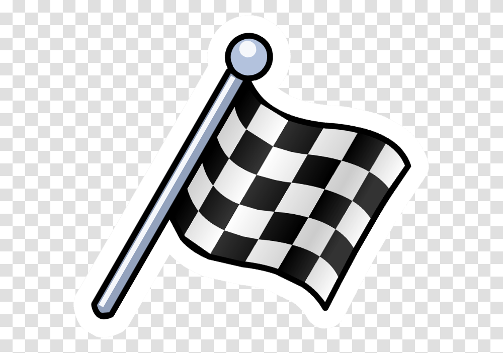 Clip Art Checkered Pin Club Penguin Race Flag Cartoon, Key, Lamp Transparent Png