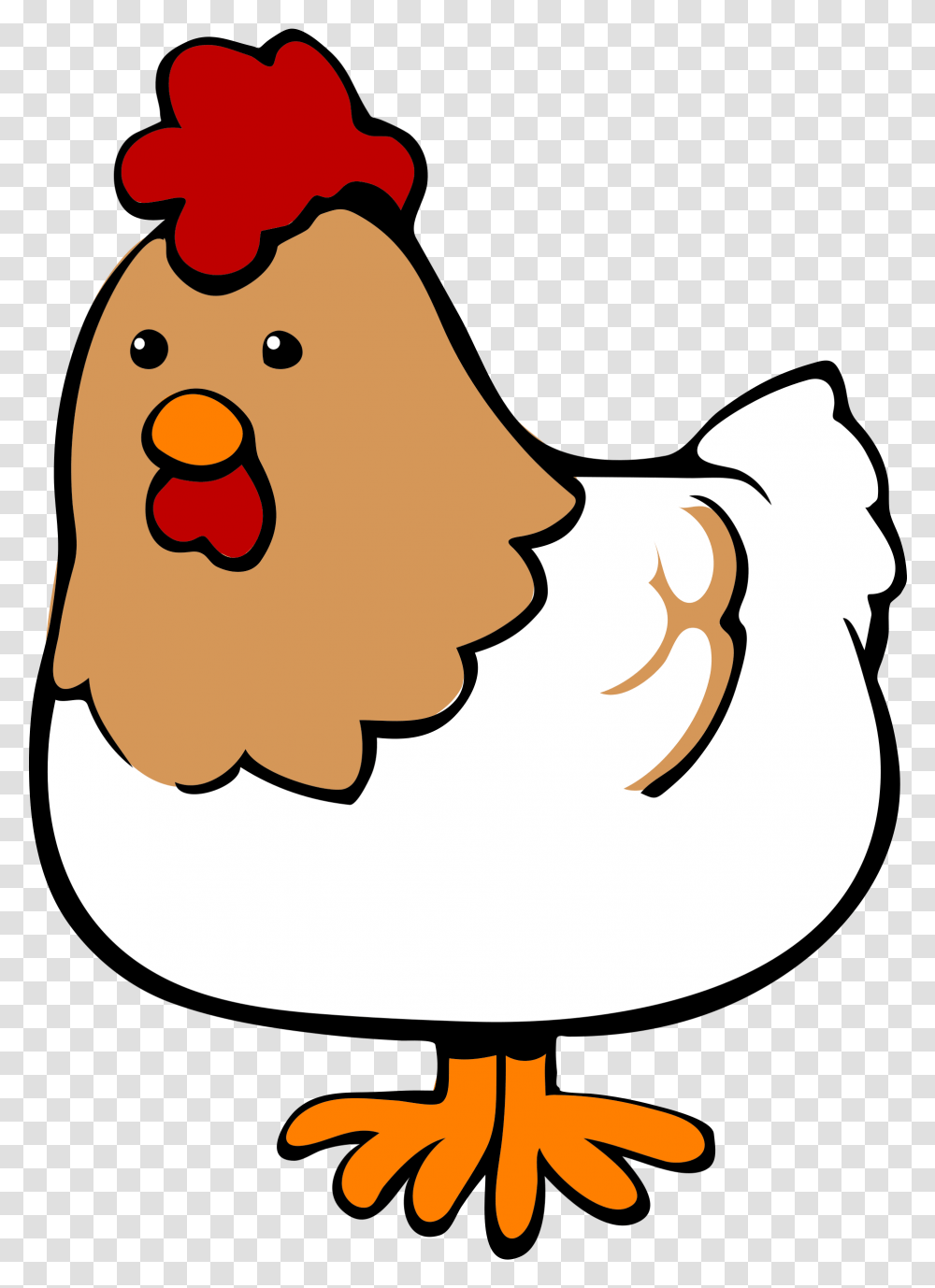 Clip Art Chicken Cartoon Chicken Clipart, Poultry, Fowl, Bird, Animal Transparent Png