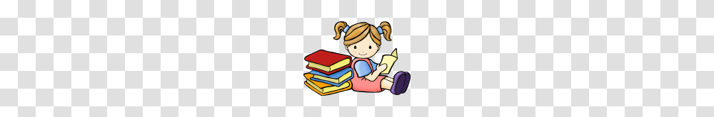 Clip Art Children Reading Books Clip Art, Person, Human, Outdoors, Video Gaming Transparent Png