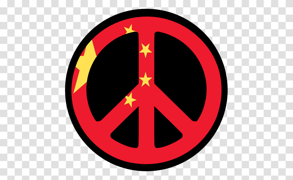Clip Art China Flag Peace Sign Fav Wall Paper, Road Sign Transparent Png