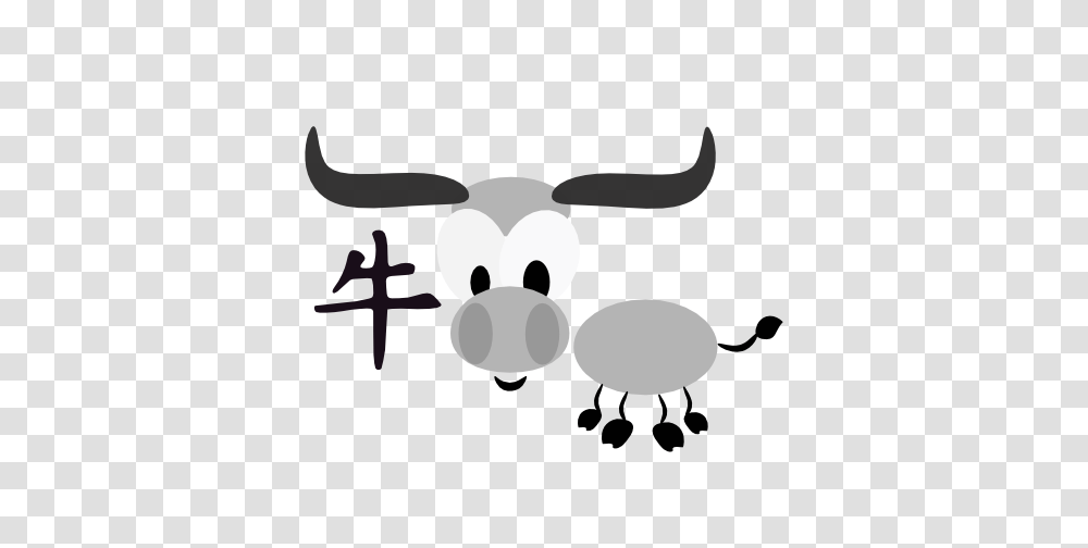 Clip Art Chinese Horoscope Animal Ox Clipartist, Stencil, Cushion, Label Transparent Png