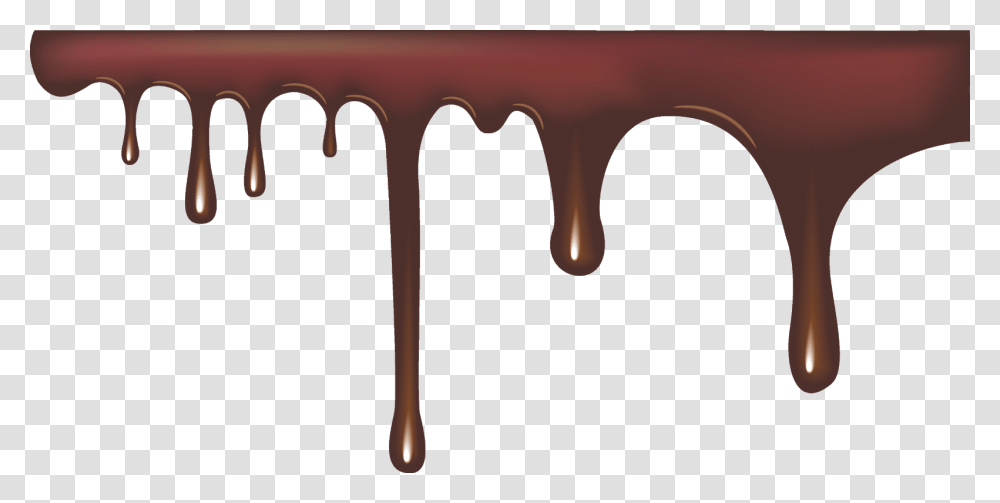 Clip Art Chocolate Escorrendo Sobre Um Fundo Branco, Tabletop, Furniture, Bronze, Wood Transparent Png