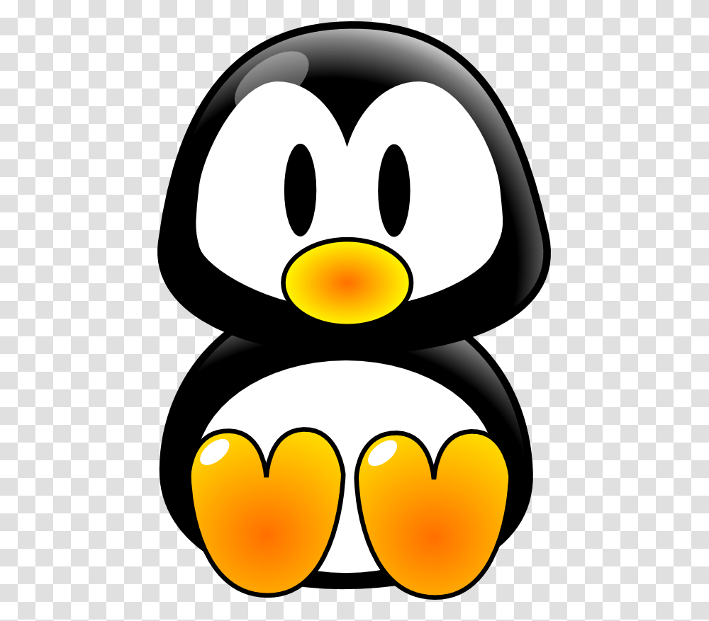 Clip Art Chovynz Baby Tux Linux Scallywag March, Stencil Transparent Png